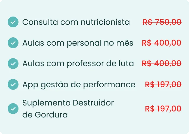 tabela de preços do método zero