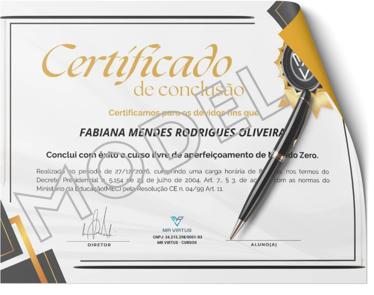 certificado do método zero